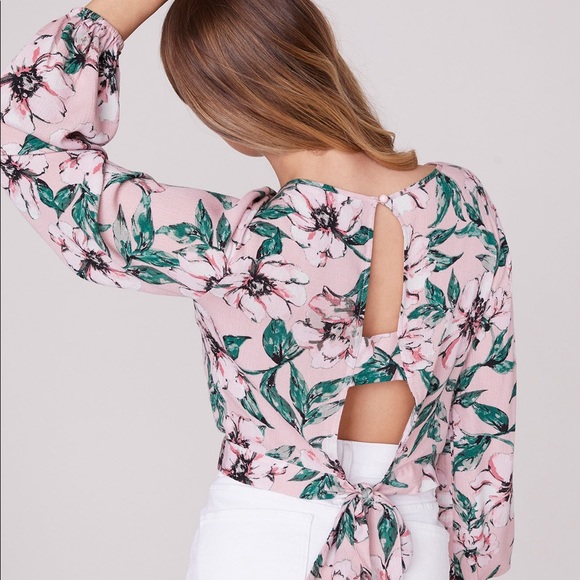 NEW Jack by BB Dakota TROPIC BABY OPEN BACK TOP - Picture 2 of 8